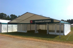 12m Marquee With Entrance Canopy