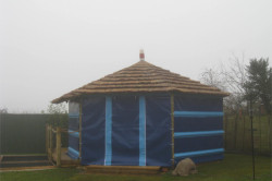 Coloured Gazebo Walls