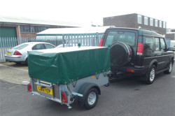 Green Trailer Cover With Shockcord
