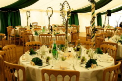 Interior of Traditional Marquee