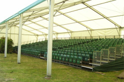 Marquee with Grandstand Seating