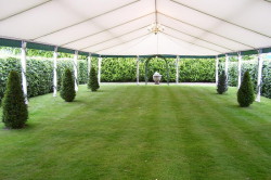 Open sided Wedding Marquee