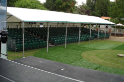 Seating in a 6m Marquee