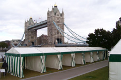 Shedding Marquees in London