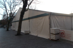 20m x 20m Temporary Warehouse