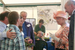 The Queen at The New Forest Show