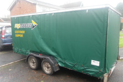 Trailer Cover With Signwriting