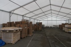 Storage Tent on 4m legs